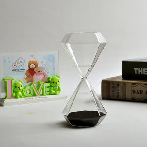 5-60 Minutes Diamond Sand Clock Hourglass Sandglass Children Gift Sand Timer Home Decoration Available in Multiple Color Options acacuss