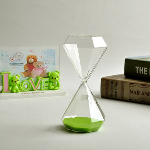 5-60 Minutes Diamond Sand Clock Hourglass Sandglass Children Gift Sand Timer Home Decoration Available in Multiple Color Options acacuss