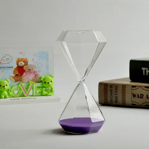 5-60 Minutes Diamond Sand Clock Hourglass Sandglass Children Gift Sand Timer Home Decoration Available in Multiple Color Options acacuss