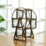 5 Inch Classical Aesthetic 360 Degree Rotation Ferris Wheel Photo Frame Romantic DIY Pictures Frame Home Christmas Gifts Decor acacuss