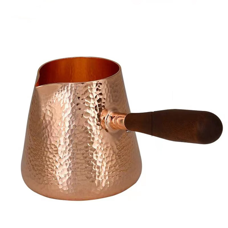 500ml Pure Copper Latte Pitcher Milk Jug Water Pots Kettles Hammer Handcraft  Drinkware Tableware acacuss