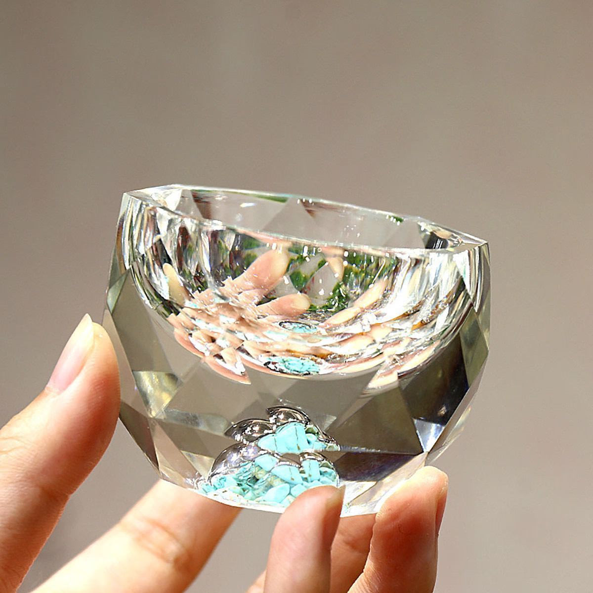 50ml Diamond Cutting Crystal Liquor Glasses Vodka Shot Glass Wine Glasses Whiskey Glass Spirits Sake Soju Brandy Tea Cup acacuss