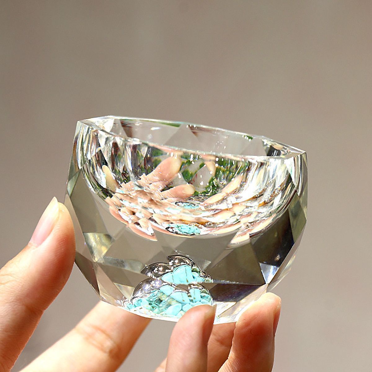 50ml Diamond Cutting Crystal Liquor Glasses Vodka Shot Glass Wine Glasses Whiskey Glass Spirits Sake Soju Brandy Tea Cup acacuss