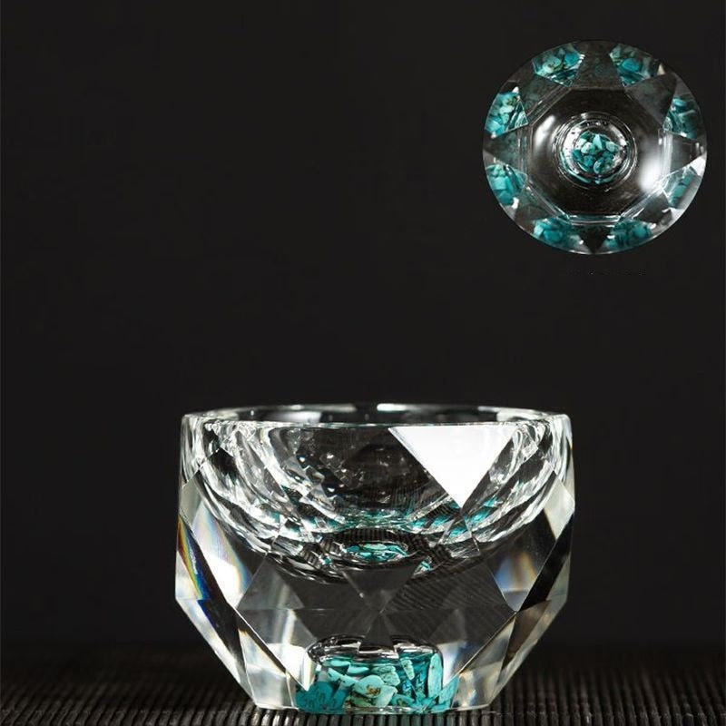 50ml Diamond Cutting Crystal Liquor Glasses Vodka Shot Glass Wine Glasses Whiskey Glass Spirits Sake Soju Brandy Tea Cup acacuss