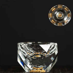 50ml Diamond Cutting Crystal Liquor Glasses Vodka Shot Glass Wine Glasses Whiskey Glass Spirits Sake Soju Brandy Tea Cup acacuss
