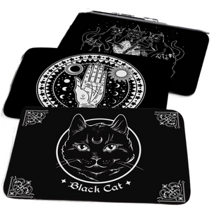 Cat Mysterious Divination Witchcraft Door Mat Rectangle Anti-slip Home Badmat Front Door Indoor Outdoor Mat Doormat Area Rug acacuss