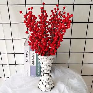 55cm New Artificial Flowers Wrought Iron Rattan Vases Country Style Flower Arrangement Vase Wedding Hotel DIY Home Decoration acacuss