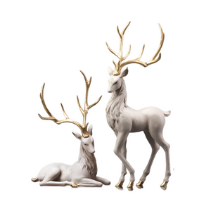 Creative home furnishings wine cabinet decorations moving to new house gifts elk ornaments living room decoration acacuss