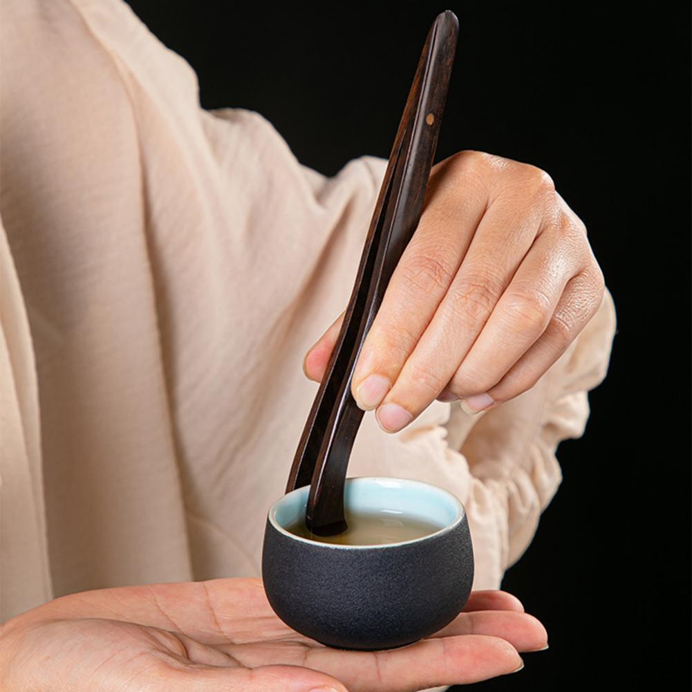 5Pcs/Set Tea Ceremony Heat-resistant Kung Fu Tea Tools Wooden Chinese Gongfu Teaspoon Tea Tong Needle Set Tearoom Supplies  acacuss