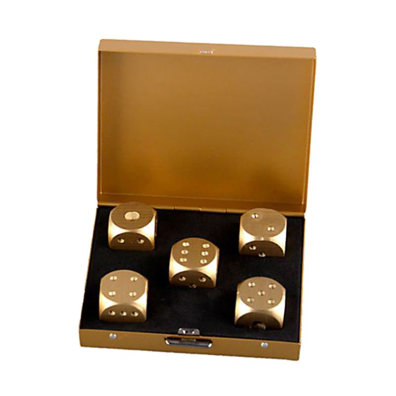 5pcs Aluminum Alloy Metal Dices Set Whisky Dice Stones Ice Cubes Bucket Reusable Keep Wine Chilling Poker Party Dice Accessories acacuss