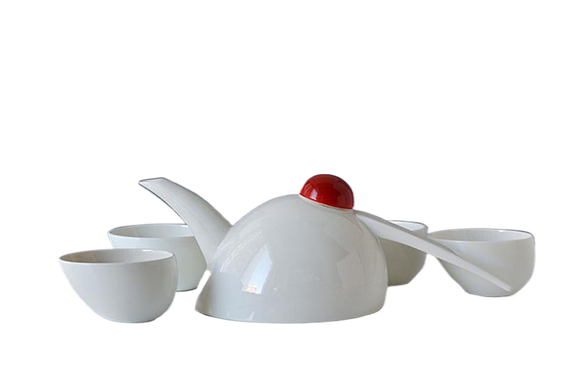 5pcs set, Creative designed, bone china teapot and tea cup set, plain white ceramic kung fu tea set, chinese tea set tea service acacuss