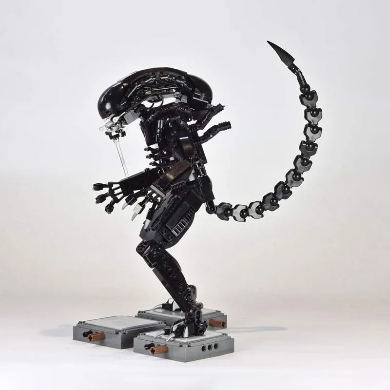 600PCS Prometheus Aliens Vs Predator Space Aliens Figure Mech Model Building Blocks Bricks Toys Kid Gift acacuss