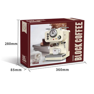 678PCS Creative Series Classic Coffee Maker Building Blocks Automatic Drink Machine Model Bricks Toys Gift For Children Kids acacuss