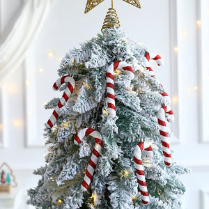 6Pcs Christmas Hanging Candy Balls Red White Candy Pendant Home Party Christmas Tree Decorations Navidad Winter New Year 2023 acacuss