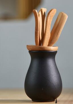 6Pcs/set Handmade Tea Ceremony Utensils Set Bamboo acacuss