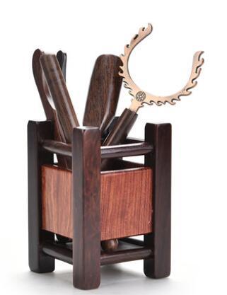 6Pcs/set Handmade Tea Ceremony Utensils Set Bamboo acacuss