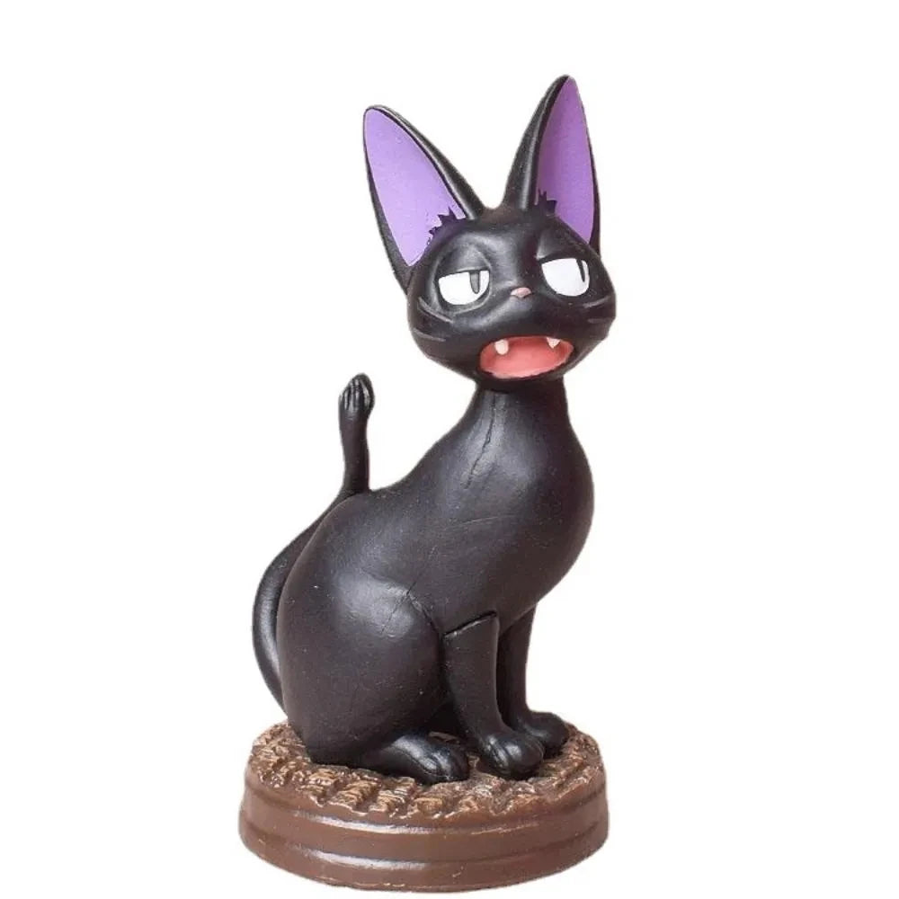6pcs/set Cartoon Black Cat Jiji Gigi Figure PVC Action Toy Doll Model Set Black Cat Hayao Miyazaki Figure Toy kids birthday gift acacuss