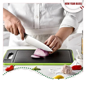 Double Sided Cutting Board with Thawing Function Kitchen Grinding Chopping Multifunctional Sharpener Grinding Cutting Board acacuss