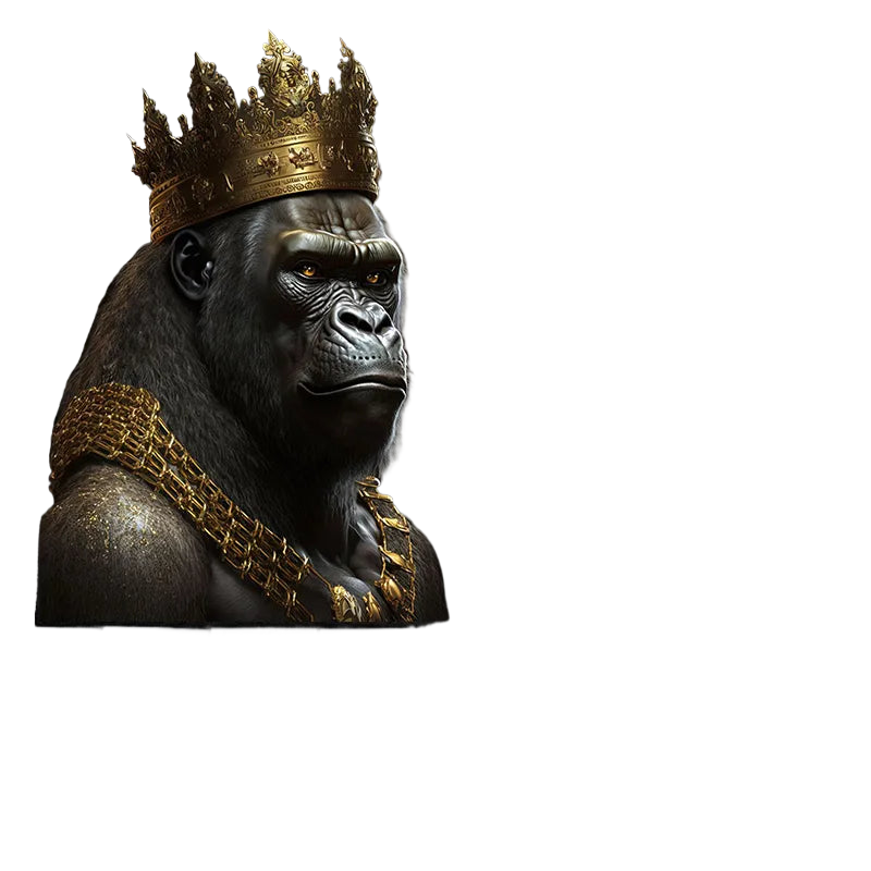 Black And Gold King Animals Monkey Bee Snake Scorpion Lion Canvas Painting Crown Poster Print For Living Room Home Decoration acacuss