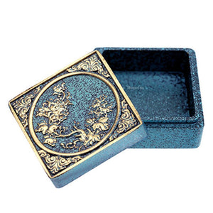 9 Pieces COPPER BURNING Blue Suit Family Bedroom Incense Burner/Seal/Sweep/Press/Scoop/Shovel Aromatherapy Tools and Supplies acacuss