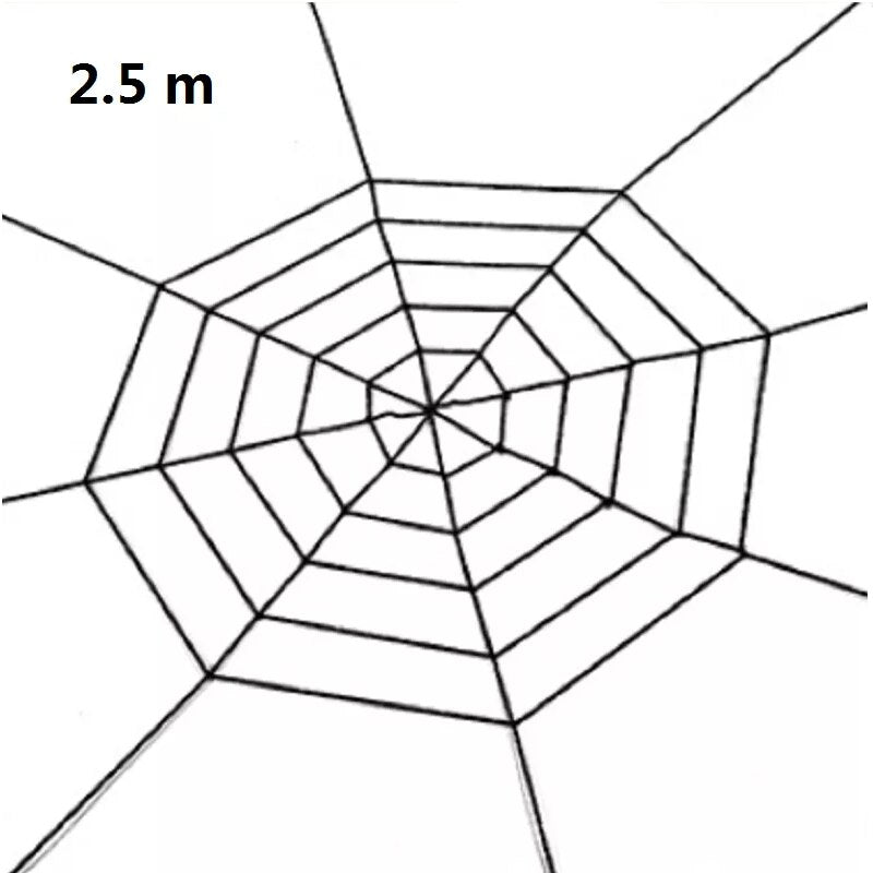 90/150/200cm Black Scary Giant Spider Huge Spiders Web Halloween Decoration Props Haunted House Holiday Outdoor Giant Decoration acacuss