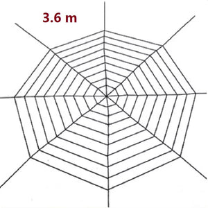 90/150/200cm Black Scary Giant Spider Huge Spiders Web Halloween Decoration Props Haunted House Holiday Outdoor Giant Decoration acacuss