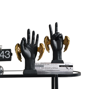 Creative Desk Ornament Living Room Decorations Modern Resin Craft Home OK Gesture Statue Aesthetics Hand Sculpture and Figurines acacuss