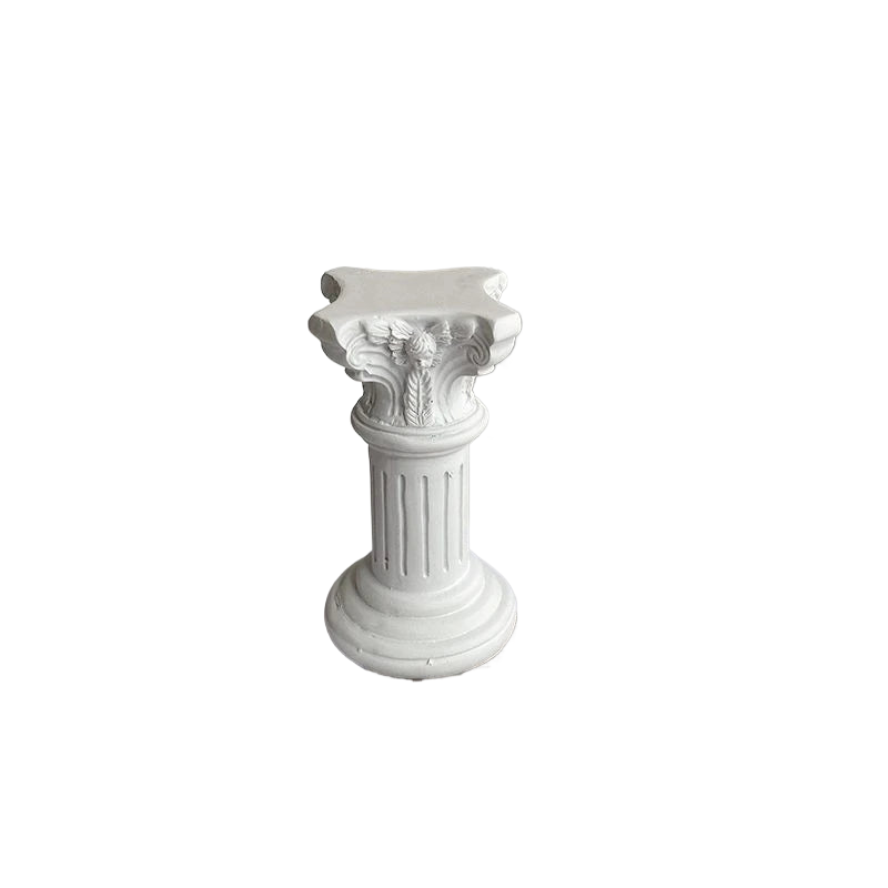 Doric Roman Pillar Nordic Gypsum Decoration Home Mini Gypsum Pillar Candlestick INS Sense of Atmosphere Photography Painting Pro acacuss