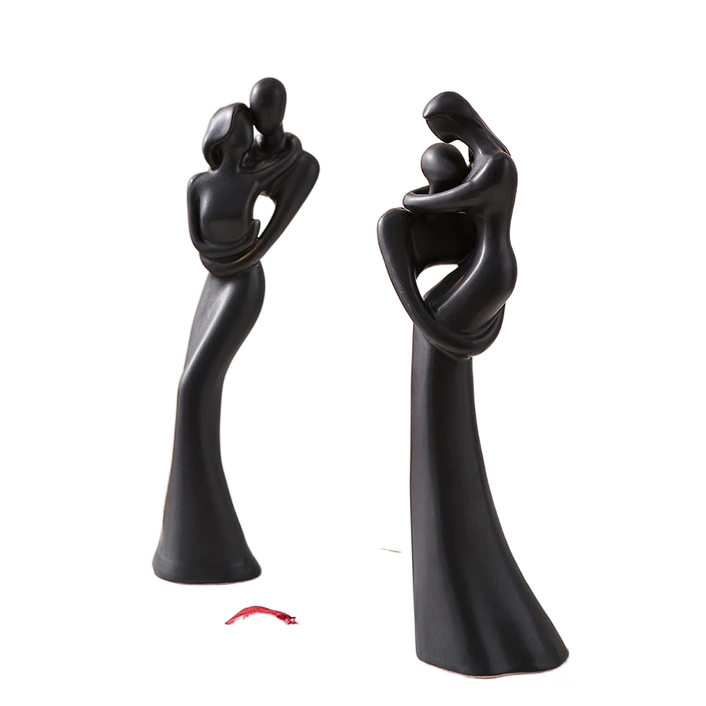 Abstract Statuette Modern Art Home Desk Resin Figurine Decoration Ornaments for Interior Room Couple Figurines Sculptures Crafts acacuss