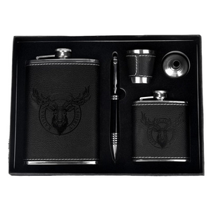9oz High Quality Stainless Steel 304 Hip Flask Set Whiskey Wine Flagon Alcohol Drink Bottle Travel Drinkware For Gifts acacuss