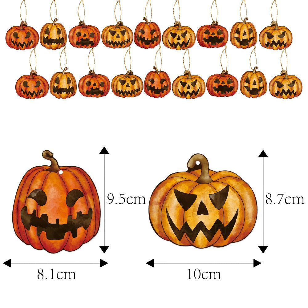 9pcs Halloween Party Decors Pumpkin Hanging Pendants Happy Halloween Ghost Festival Party Decoration for Home 2023 Pumpkin Decor acacuss