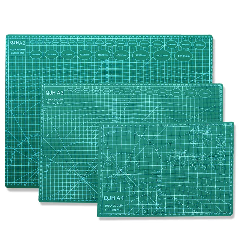 A2A3A4 Cutting Pad PVC Table Pad Leather Process Anti Cutting Double-Sided Carving Student DIY Process Self-Healing Pad 1PCS acacuss