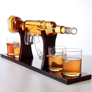 AK-47 Whiskey Scotch Decanter Set Best for whiskey gift acacuss