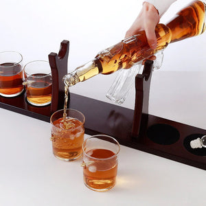 AK-47 Whiskey Scotch Decanter Set Best for whiskey gift acacuss