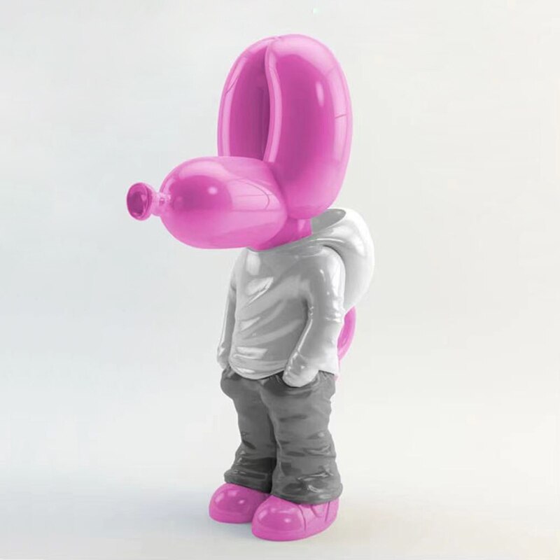 ART Sculpture Nordic Balloon Dog Statue Jeff Junior STREET Home Decoration Animal Doll Sculpture Craft Living Room Ornament acacuss