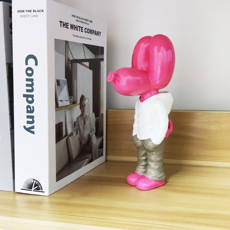ART Sculpture Nordic Balloon Dog Statue Jeff Junior STREET Home Decoration Animal Doll Sculpture Craft Living Room Ornament acacuss
