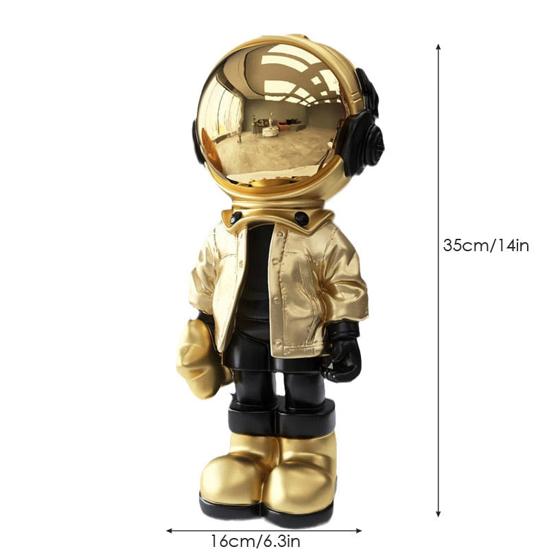 ARTLOVIN Creative Resin Cartoon Astronaut Statues Home Decoration Figurine Desktop Decor Sculpture Nordic Indoor Ornaments Gifts acacuss