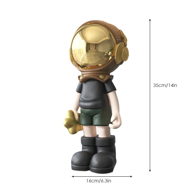 ARTLOVIN Creative Resin Cartoon Astronaut Statues Home Decoration Figurine Desktop Decor Sculpture Nordic Indoor Ornaments Gifts acacuss