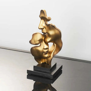 Abstract Face Statue Sculptures and Figurines Decoration Nodic Home Decor Luxury Living Room Decoration Figurines for Interior acacuss