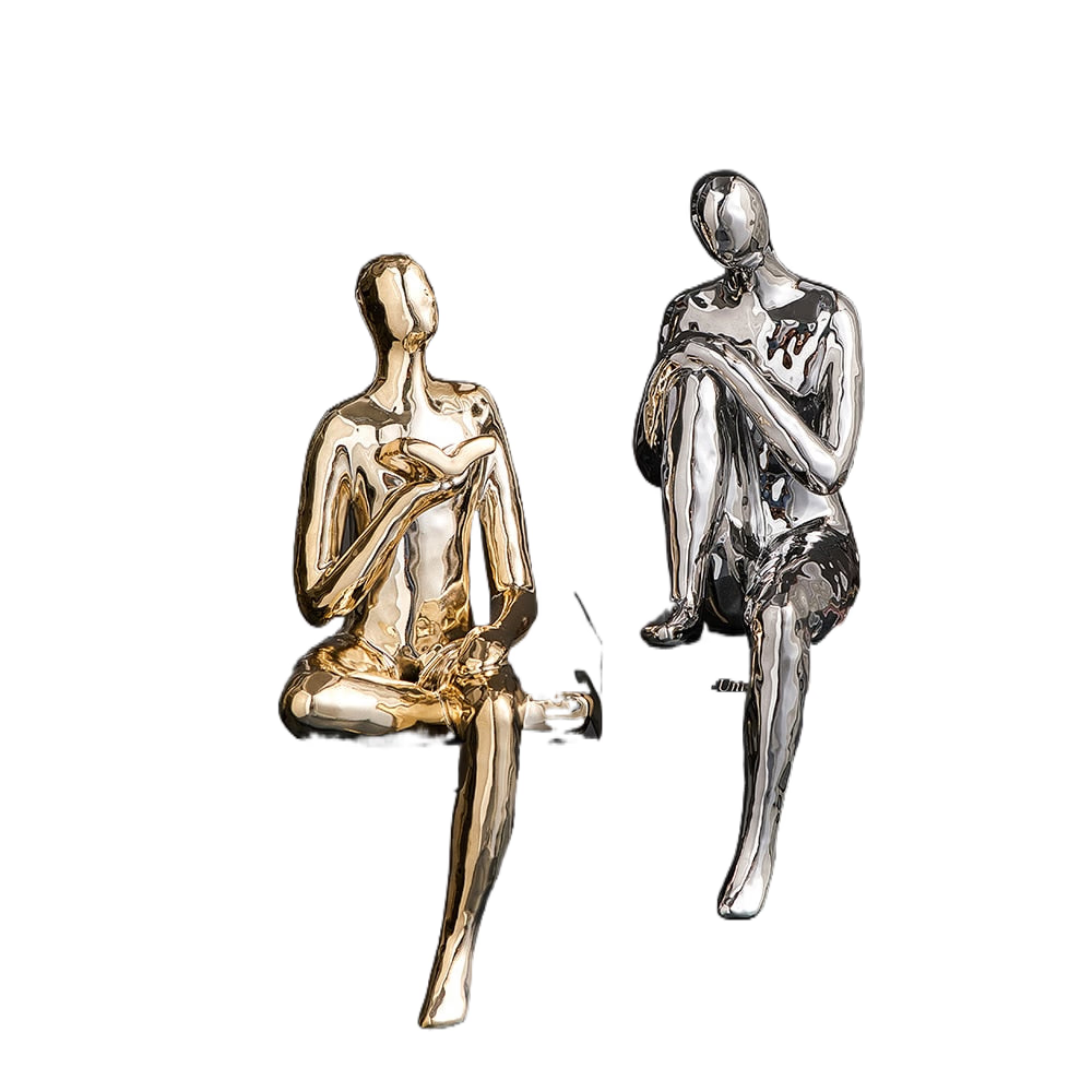 Abstract Figures Decoration Nordic Style Modern Art Figurines Ornaments Home Living Room Bedroom Figure Sculpture Art Decoration acacuss