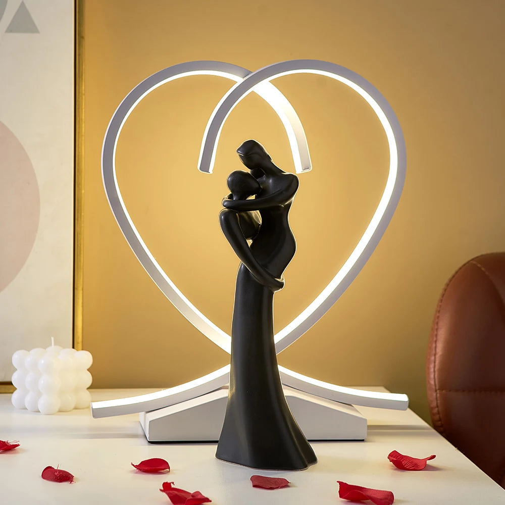 Abstract Statuette Modern Art Home Desk Resin Figurine Decoration Ornaments for Interior Room Couple Figurines Sculptures Crafts acacuss