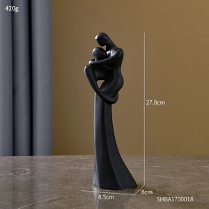 Abstract Statuette Modern Art Home Desk Resin Figurine Decoration Ornaments for Interior Room Couple Figurines Sculptures Crafts acacuss