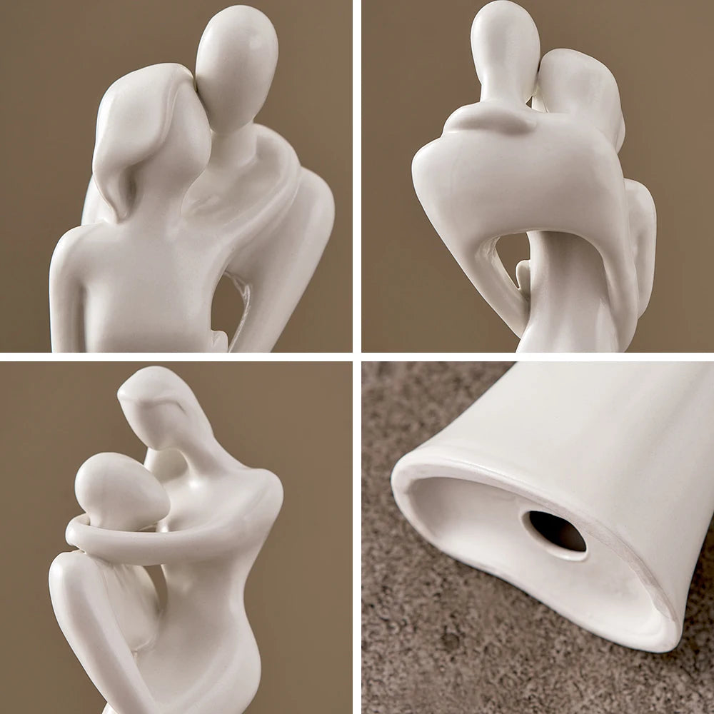 Abstract Statuette Modern Art Home Desk Resin Figurine Decoration Ornaments for Interior Room Couple Figurines Sculptures Crafts acacuss