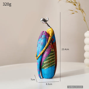 Abstract art figure ornaments Aesthetic living room decor Resin sculpture Women figures statue National Style Decoration Home acacuss