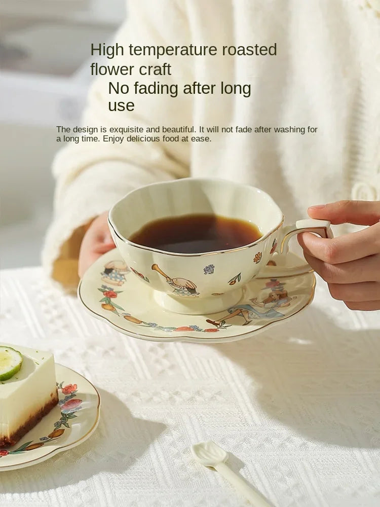 Alice Tea Pot and Tea Set for Best Friends Advanced Birthday Gift for Girls' New Wedding and Moving Home Gift acacuss