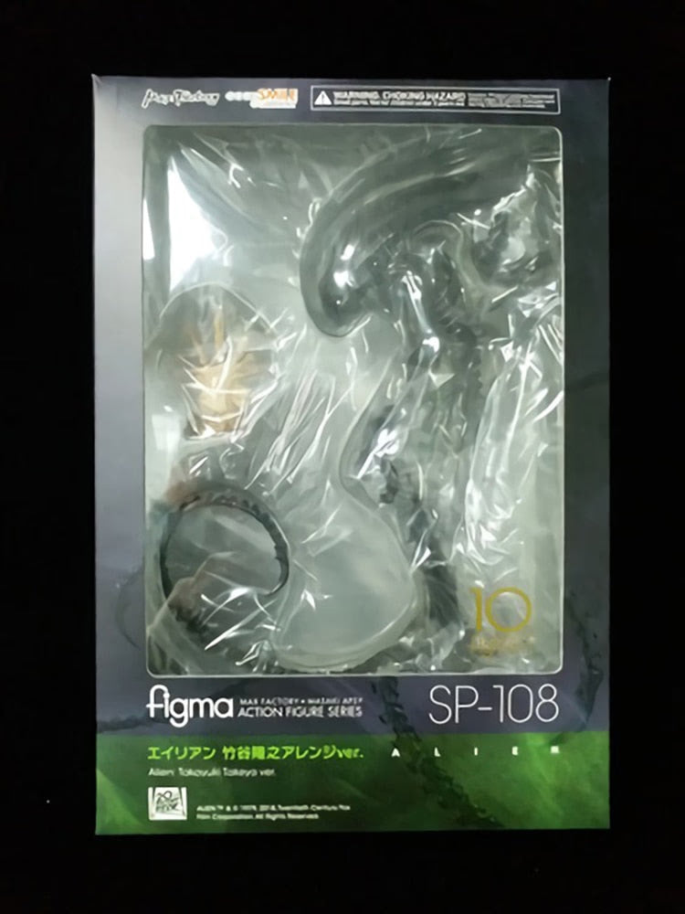 Alien Figma Sp-108 Action Figures Toys 18cm High Quality Aliens Statue Model Doll Collectible Ornaments Children Gifts acacuss