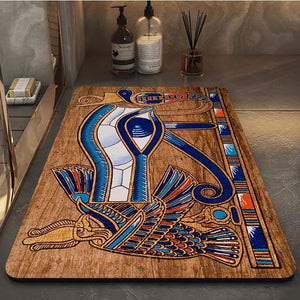 Ancient Egypt Hallway Carpet Rectangle Anti-slip Home Soft Badmat Front Door Indoor Outdoor Mat Bedside Area Rugs acacuss