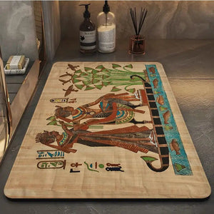 Ancient Egypt Hallway Carpet Rectangle Anti-slip Home Soft Badmat Front Door Indoor Outdoor Mat Bedside Area Rugs acacuss