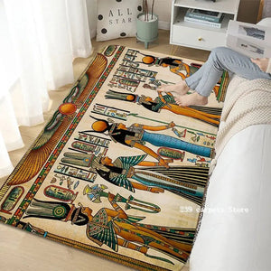 Ancient Egypt Print Hallway Carpet Nordic Style Home Doormat Bathroom-Toilet Mats Bedroom Modern Home Decor acacuss