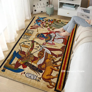 Ancient Egypt Print Hallway Carpet Nordic Style Home Doormat Bathroom-Toilet Mats Bedroom Modern Home Decor acacuss
